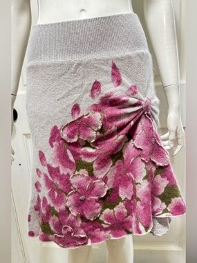 Beaux Rare Anthropologie Always A Lady Floral Skirt NWT Size Medium A